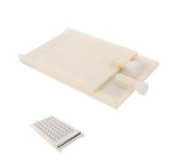 Rechtecki 60-Hole Water-Saving Shower Panel, Plastic Rainfall Shower Head for Bathroom, Ideal for Waterfall Top Spray Systems
