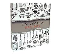 Recipe Binder, Full Page 3 Ring Standard Binder Organizer Set (with 50 Page Protectors & 12 Category Divider Tabs) by Better Kitchen Products, 11.5" x 12" Sleek Kitchen Design