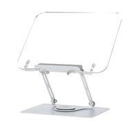 Recipe Book Stand, 360 Degree Adjustable Recipe Display Organizer, Reading Stand for Textbooks and Large Books | for Home, Office, School, Classroom, Bookcase, Cui