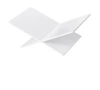 Recipe Book Stand Book Holder Open Large Display Stand for Cookbook Art Guest Coffee Table for Reading for the Kitchen(White L)