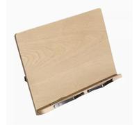 Recipe Book Stand Display Kitchen Craft Industrial Kitchen Metal Wooden Cookbook Stand & Tablet Holder Cookbook Stand for Desk(20 * 20 * 28cm)