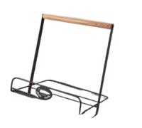 Recipe Book Stand Display Metal Cookbook Holder Stand Regal Adjustable and Foldable Recipe Book Holder Cookbook Stand for Desk(B)