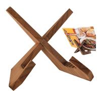 Recipe Book Stand for Kitchen,Wooden Cookbook Holder for Display Stand,Reading Hands Free Stand Cookery Book Stand for Cooking Kitchen,Cookbook Stand for Reading Hands Free