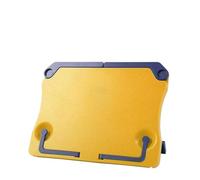 Recipe Book Stand Reading Stand Books Recipe Shelf Folding Holder Cookbook Organizer Bookend for Music Score Tablet for the Kitchen(Yellow)