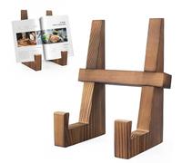 Recipe Book Stand, Wooden Cookbook Stands Farmhouse Cook Book Holder for Kitchen Cooking Display Stand, Reading Hands Free