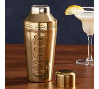 Recipe Brushed Brass Cocktail Shaker | Recipe Cocktail Shaker