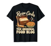 Recipe Cards The Original Food Blog Home Baking Humor T-Shirt
