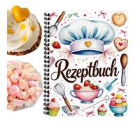 Recipe Journal,Baking Cookbook Binder for Kitchen | Diet Planner Hardcover Cookbook for Home Camping Office Meals Baking Bread Dinner Salad Vegetarian Food Preparation