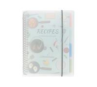 Recipe Journal Notebook In - A4 Hard Cover PP Construction, 160 Pages Wide Writing Space, Personal Book To Write Own Cooking Recipes | Home Kitchens Hor