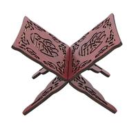 Recipe Stand Wooden Easy to Install Recipe Rack Folding Book Reading Curved Magazine Cooking Helper