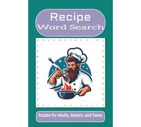 Recipe Word Search: Word searches with easy to read print about recipes, cooking, food, and more