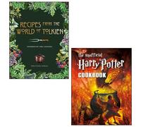 Recipes from the World of Tolkien By Robert Tuesley Anderson, The Unofficial Harry Potter Cookbook By Iota 2 Books Collection Set