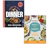 RecipeTin Eats Dinner By Nagi Maehashi & [Hardcover] What’s For Dinner? By Sarah Rossi 2 Books Collection Set