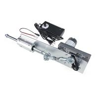 Reciprocating Cycle Linear Actuator, DC 24V Adjustable Telescopic Rocker Arm Mechanism Gear Motor with Speed Controller Regulation Adapter (2cm-8cm/100RPM)