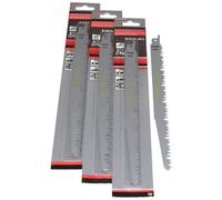 Reciprocating Sabre Saw Blades R1021L 240mm Long - High Carbon Steel (Hcs) - 15 Pack - Compatible Universal Fit By Ufixt