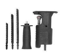 Reciprocating Saw Attachment Kit Reciprocating Saw Adapter for Cordless Drill with Blades for Metal Wood Cutting Jig Saws