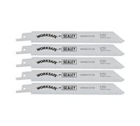 Reciprocating Saw Blade 150mm Length 14Tpi Bi Metal Pack Of 5 By Ufixt