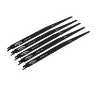 Sealey Reciprocating Saw Blade WRS3021/300 - 300mm 6 TPI - Pack of 5