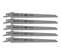 Reciprocating Saw Blade Clean Wood 150mm 10Tpi Pack Of 5 By Ufixt