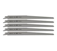Reciprocating Saw Blade Clean Wood 230mm Hcs 6Tpi Pack Of 5 By Ufixt