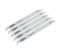 Sealey Reciprocating Saw Blade WRS3014/200 225mm 18 TPI Metal – Pack of 5