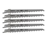 Reciprocating Saw Blade Pruning & Coarse Wood 3Tpi 150mm Length Pack Of 5 By Ufixt