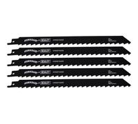 Reciprocating Saw Blade Wood 225mm Length 3Tpi Pack Of 5 By Ufixt