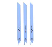 Reciprocating Saw Blades 3Pcs High Carbon Steel Jigsaw Blades Professional Woodworking Cutter Kit for Cutting Wood Plastic Pipe Metal Durable 225mm 8.9in (14TPI)