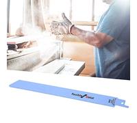 Reciprocating Saw Blades, Saw Blades Reciprocating Saw Saw Saw Blades Metal Wood Cutting Saw Blades 3Pcs Metal Reciprocating Saw Blade Set for Metal & Nailed Wood Cutting (18TPI)