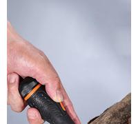 Reciprocating Saw Handle with Ergonomic Non-Slip Grip, 2-in- Multi-Function Design for Sawing & Screwdriving, 7mm Hex Diameter, Black/Orange(D)