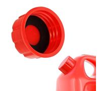 Recitem 1/2/5 Gallon Fuel Can Cap, Red Coarse Thread, Durable Replacement Lid for Midwest, Briggs and Stratton Petrol Can Replacement Gas Can Cover (Pack of 1)