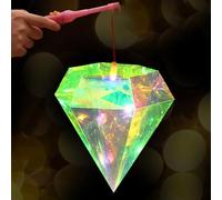 Recitem Lantern Stick Children, Colourful Crystal Lantern, Portable Lantern for Children, St Martin Lantern Multicoloured Lanterns Craft Set for Parties, Birthdays, Parties, Weddings (Rainbow Colours)