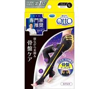 Reckitt Benckiser Dr. Scholl Medi Qtto Body Shape Sleeping Spats w/Pelvic Support L Black 1 pair Functional socks High value-added Functional Socks Pu