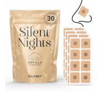 RECKNEY 60PCS Magnetic Nasal Strips, Adhesive Nose Strips Refill Tabs, Disposable Nose Magnets