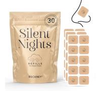 RECKNEY 60PCS Magnetic Nose Strip Refill Tabs Pack, Compatible with Magnetic Nasal Dilator Strip Sleep Nasal Plasters, Nose Magnets - Equipment for Dialator(SQ)