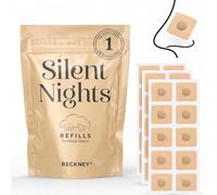 RECKNEY 60Pcs Refill Pack for Magnetic Nose Strip,Magnets Nasal Strips,Nose Strip Refill,Skin-Friendly & Breathable,Comfortable Breathing for Men & Women