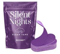 RECKNEY Sleep Tape Mouth Strips Reduces Mouth Breathing and Snoring for Men & Women-Snoring , Training Breathing Strip for Athletic Performance (30 Strips-Purple)