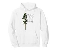 Reclaim Reverence for the Earth Nature Quote with Tree Pullover Hoodie
