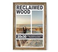 Reclaimed Barn Wood Wall & Tabletop Picture Frames, PF-RWP02-L, 20"x30"