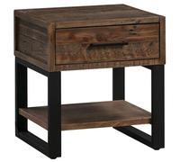 Reclaimed Pine 1 Drawer Lamp Table