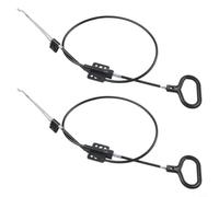 Recliner Cable 2-Pack 36in Total Length D-Ring Fit | for ideal for armchairs, lounge chairs, reclining sofas, home theater seats, living room furniture