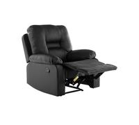 Recliner Chair BERGEN Faux Leather Black