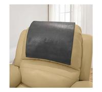 Recliner Chair Cover with Headrest Protect Double-Sided Sofa Slipcover Faux Leather Back Cush Guard for Armchair Dark Gray Relaxat tial
