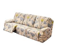 Recliner Chair Covers 2 Seater for Armchairs with Side Pocket, 6-Pieces Stretch Recliner Slipcover for Electric Chair, Sofa Covers Furniture Protector for Living Room (A-06,3 Seater)