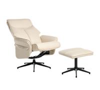 Recliner Chair ERATO Fabric Light Beige