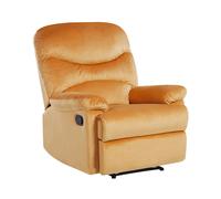 Recliner Chair ESLOV Velvet Mustard