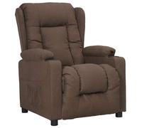 Recliner Chair Office Reclining Chair Sofa Wing Back Armchair Fabric vidaXL