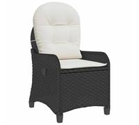 Recliner Chair Poly Rattan Outdoor Seating Terrace Furniture Patio Chair vidaXL
