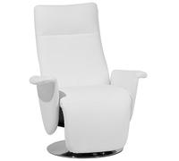 Recliner Chair PRIME Faux Leather White