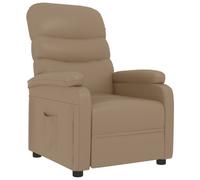 vidaXL Recliner Chair Cappuccino Faux Leather